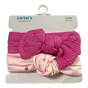 Carter’s Baby Girl Headbands – 2 Pack Bow Knot Turban Style